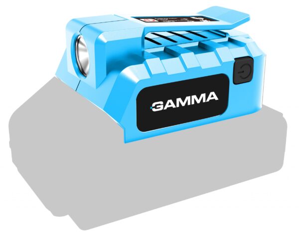 Linterna led y cargador usb a batería