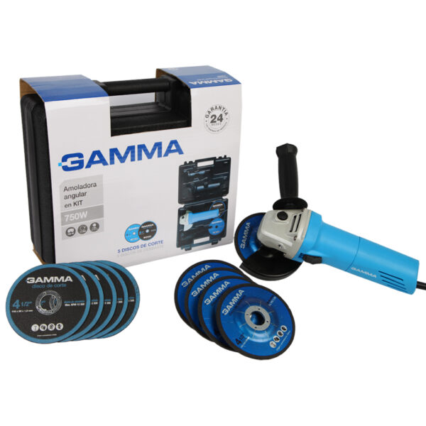 Amoladora Angular en KIT 750W