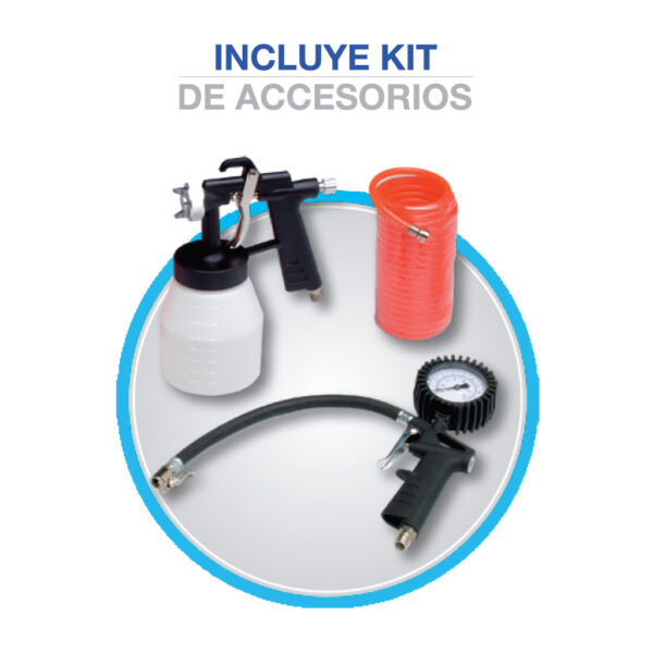 Compresor de 25L 2.2HP de Alta Recuperación en KIT - Image 4
